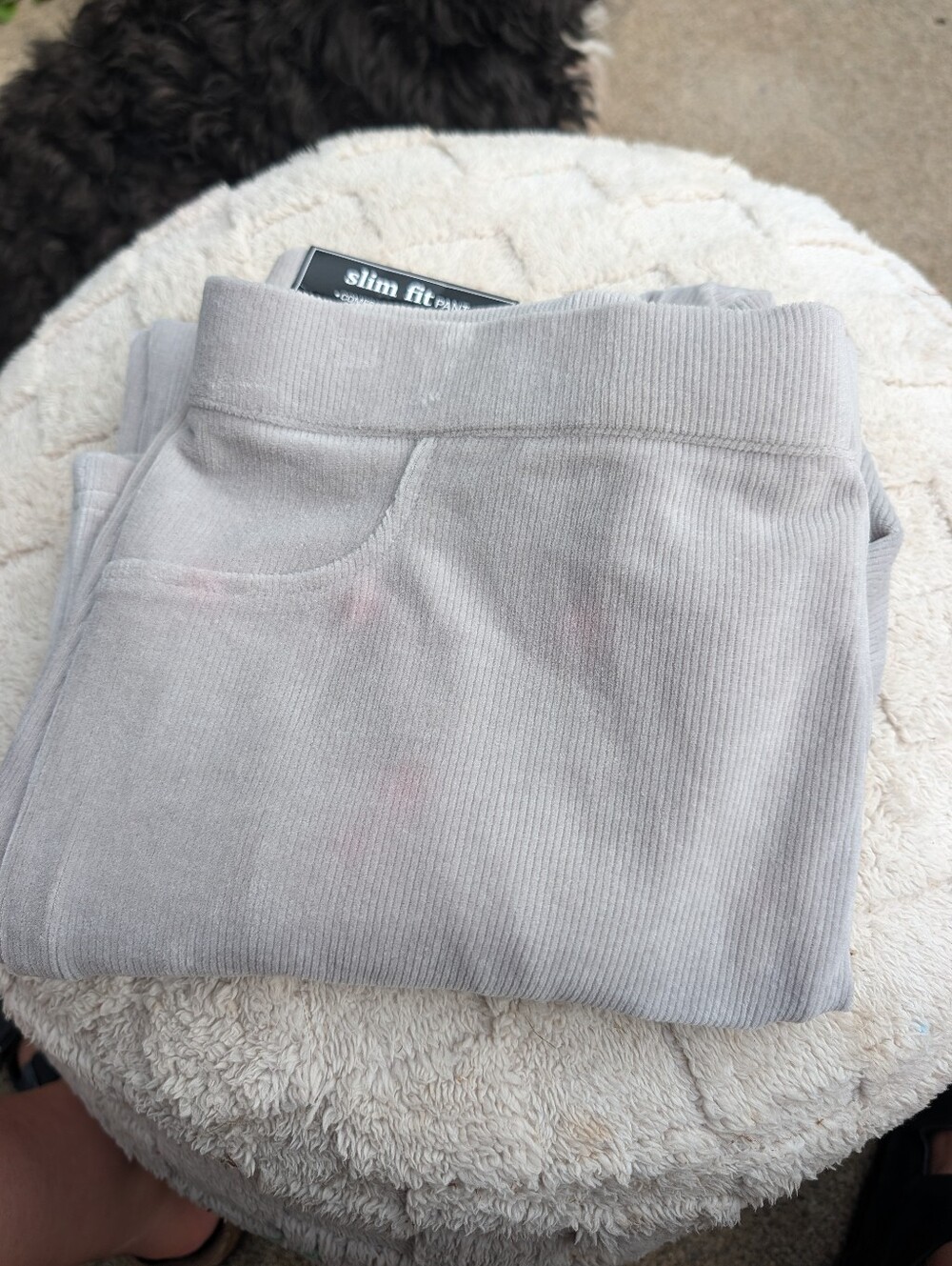 Alfred Dunner Slim Fit Pants Gray Size 16 NWT